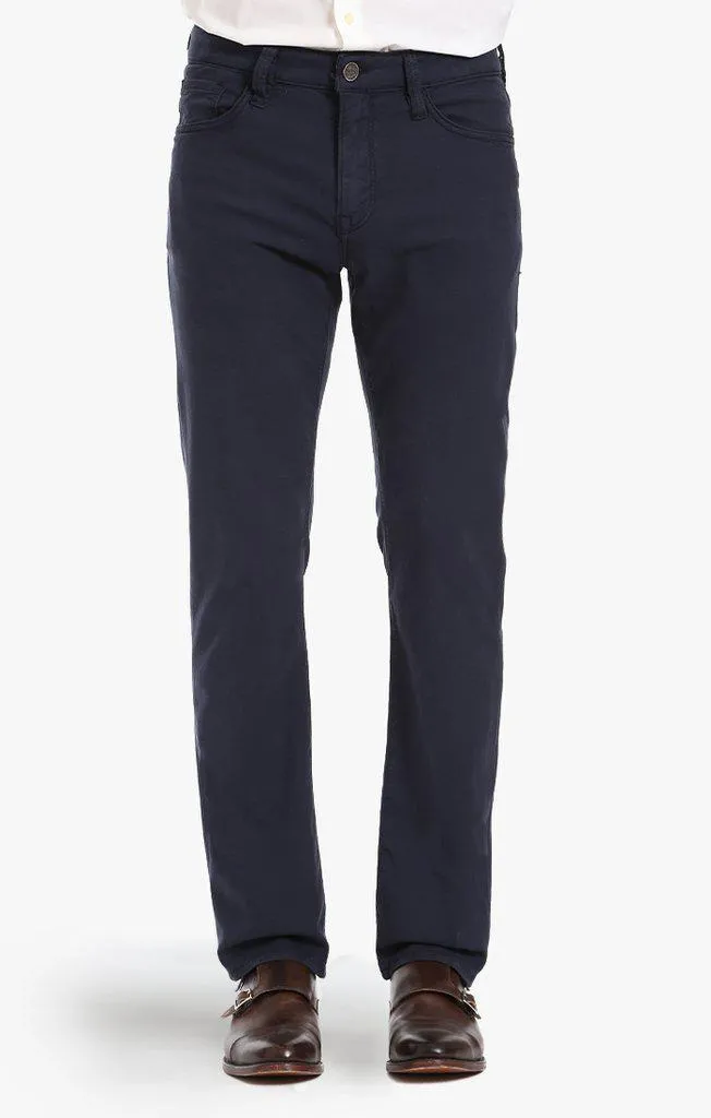 34 Heritage Courage Straight Leg Pants in Navy Fine Twill