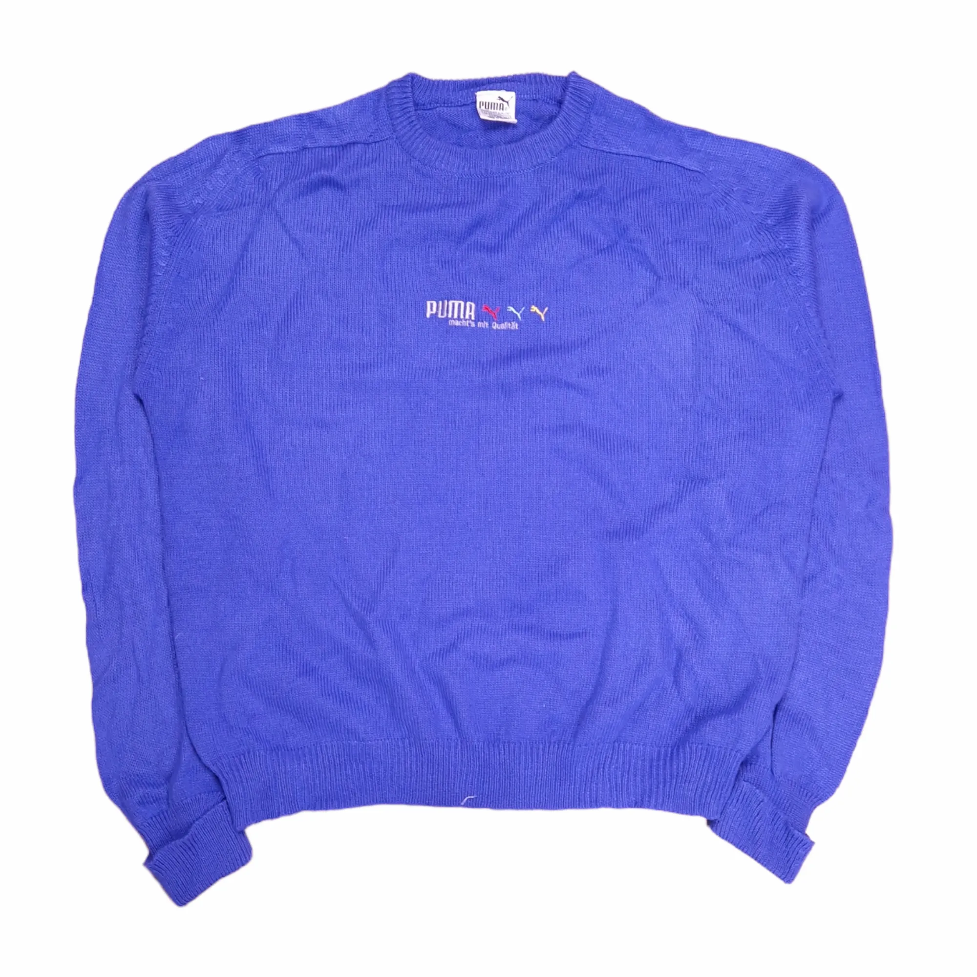 90s Puma Knit Style Sweater - Size Large