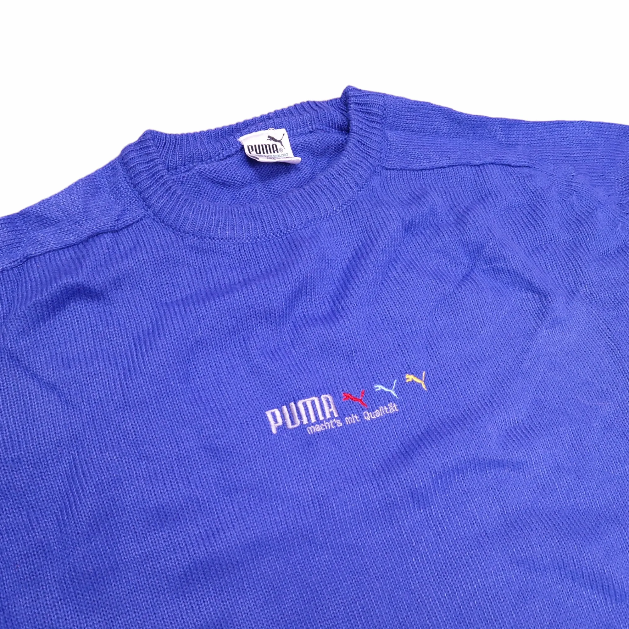 90s Puma Knit Style Sweater - Size Large