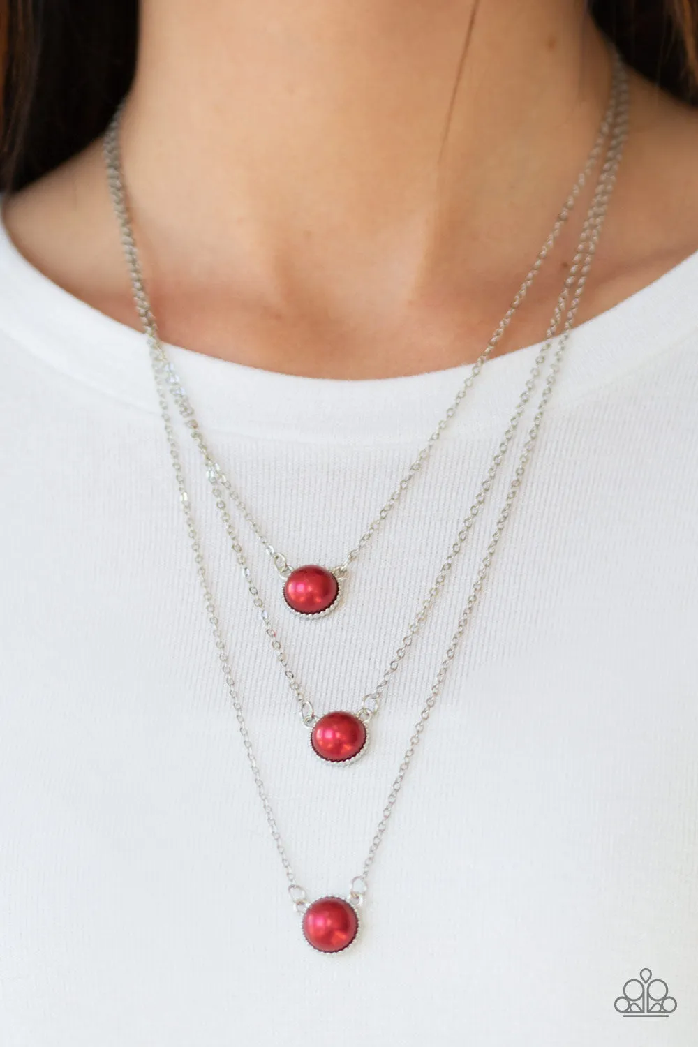 A Love For Luster - Red Necklace