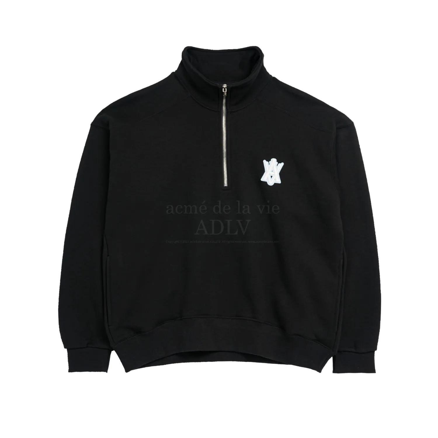 acme de la vie  |Pullovers Unisex Street Style Long Sleeves Plain Cotton Logo