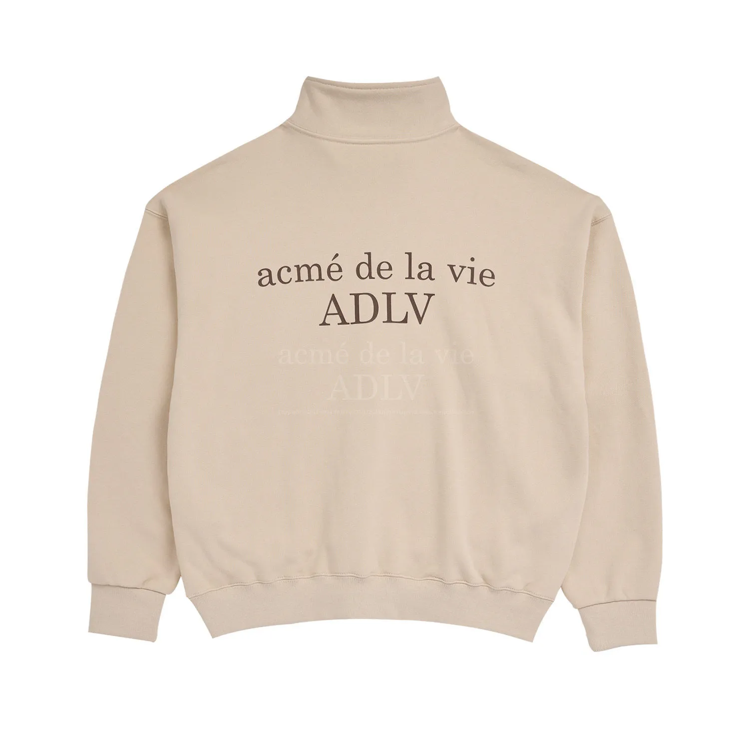 acme de la vie  |Pullovers Unisex Street Style Long Sleeves Plain Cotton Logo