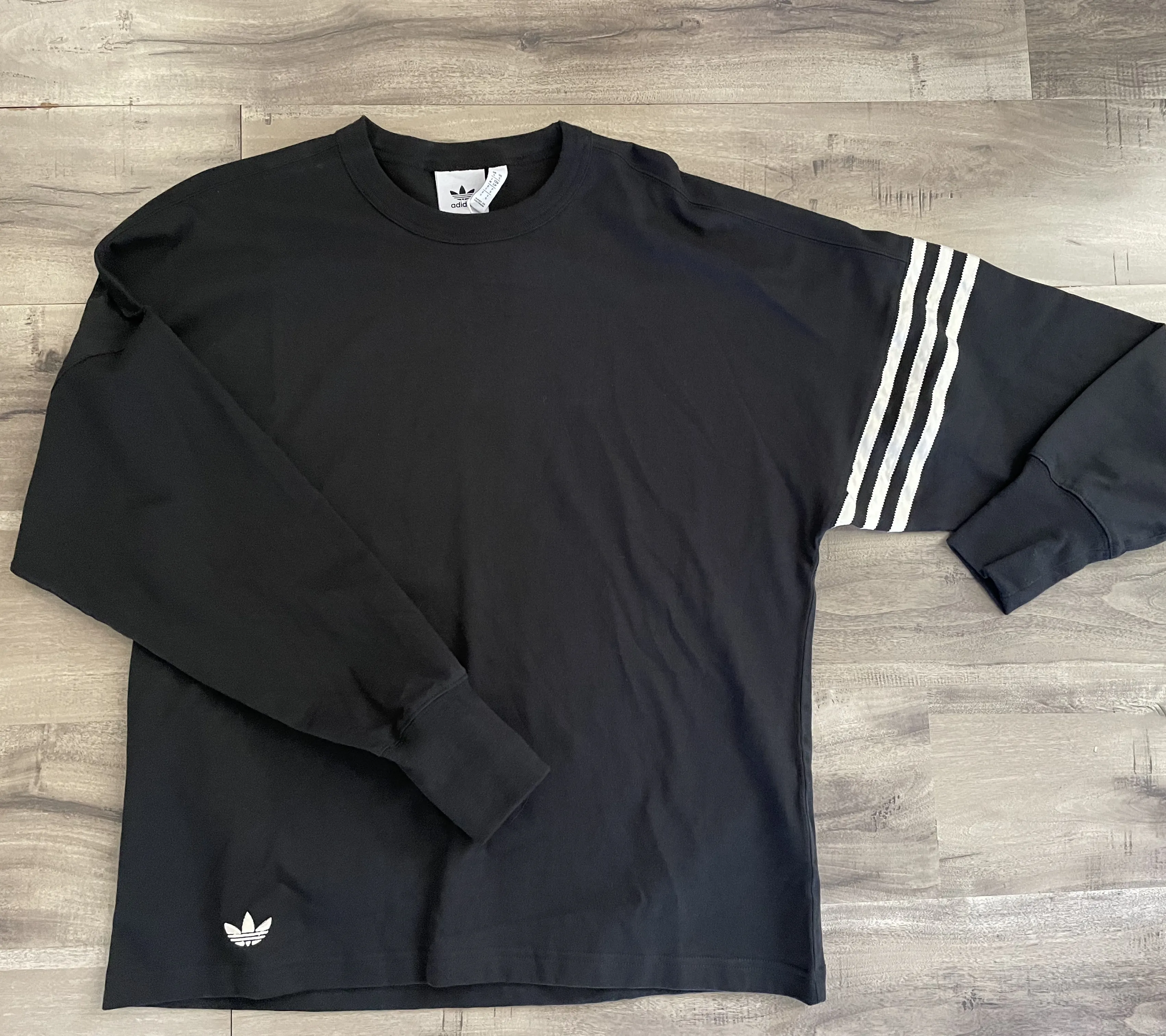 adidas  |Crew Neck Pullovers Unisex Street Style Long Sleeves Plain