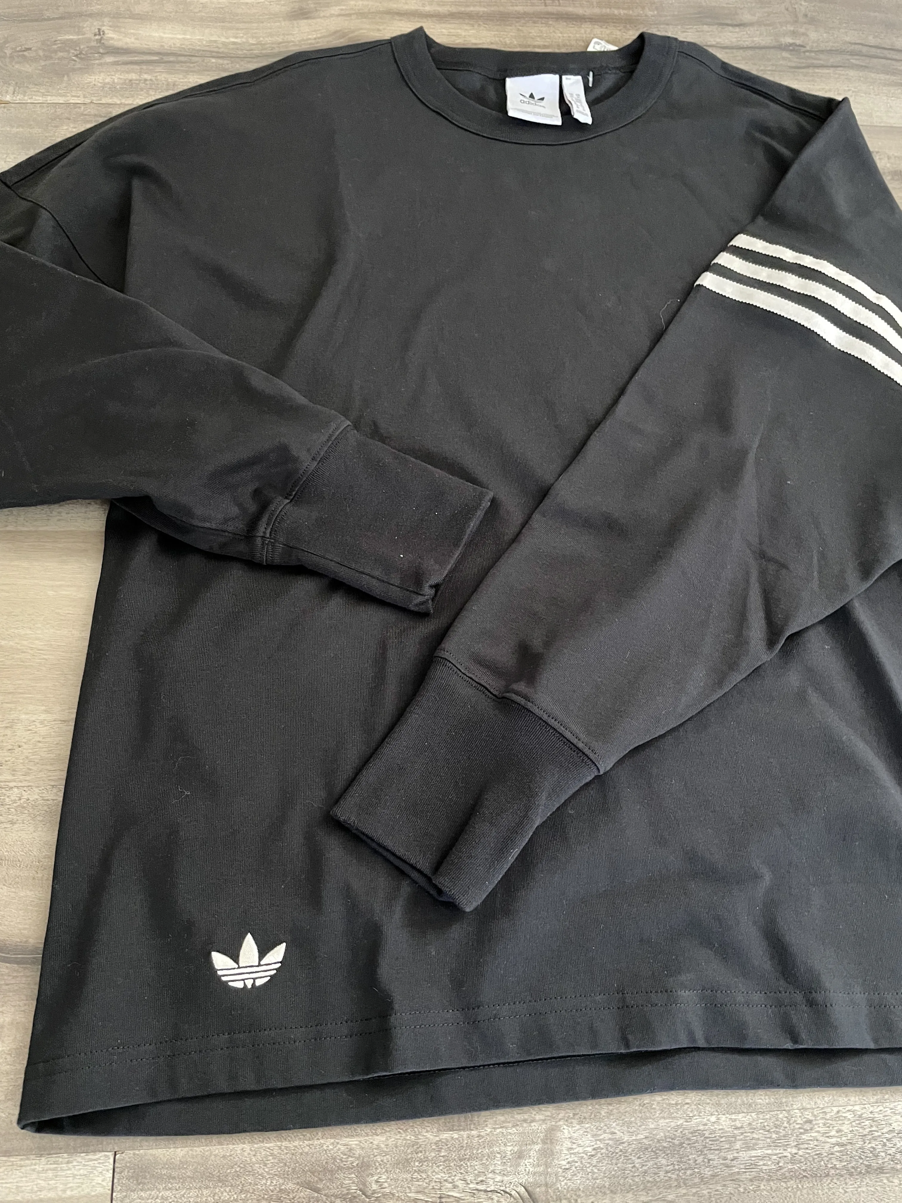 adidas  |Crew Neck Pullovers Unisex Street Style Long Sleeves Plain