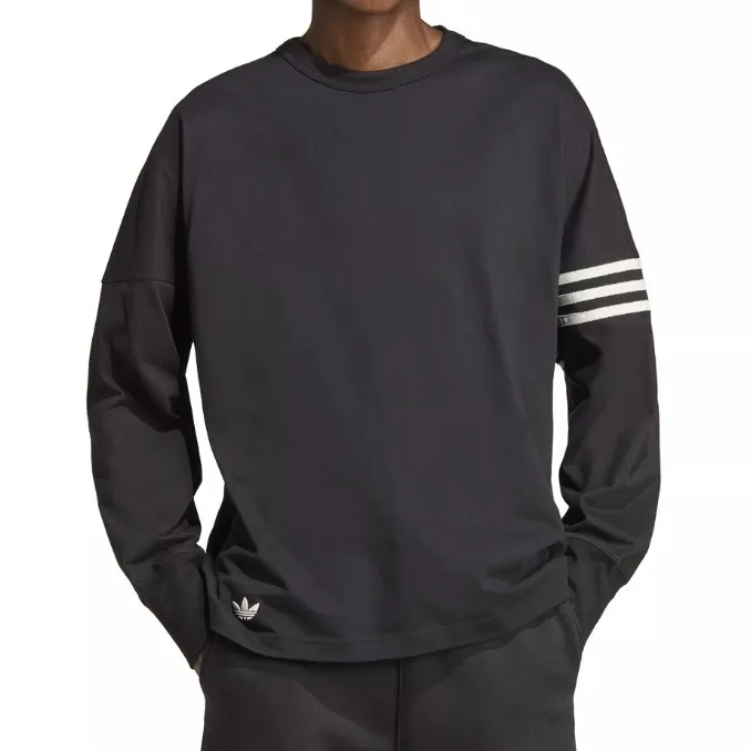 adidas  |Crew Neck Pullovers Unisex Street Style Long Sleeves Plain