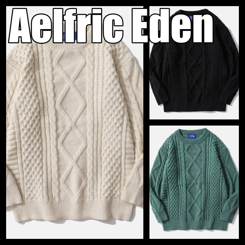 Aelfric Eden  |Long Sleeves Plain V-neck & Crew neck