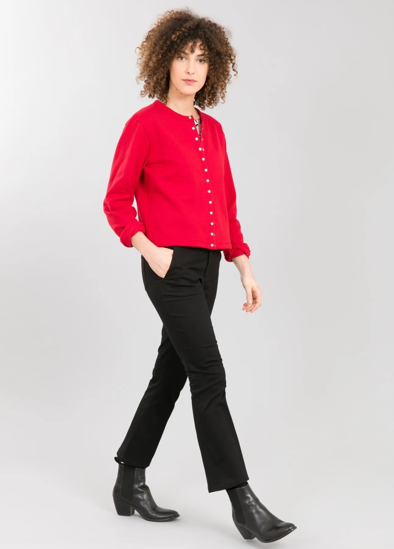 Agnes b  |Casual Style Unisex Street Style Long Sleeves Plain Cotton