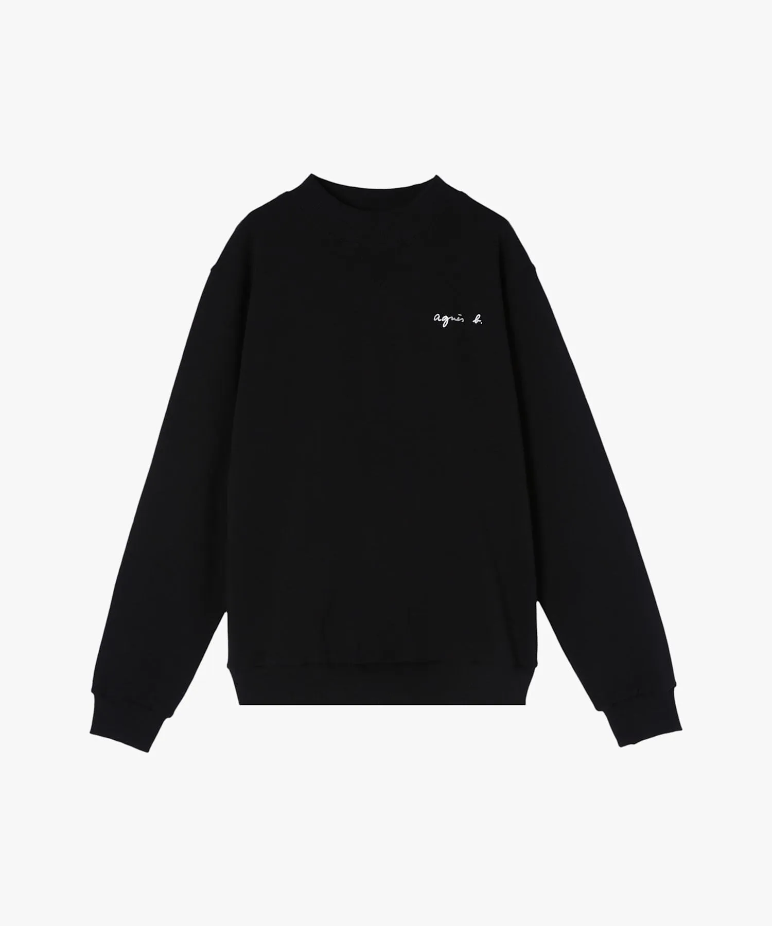 Agnes b  |Unisex Street Style Long Sleeves Plain Logo Sweatshirts