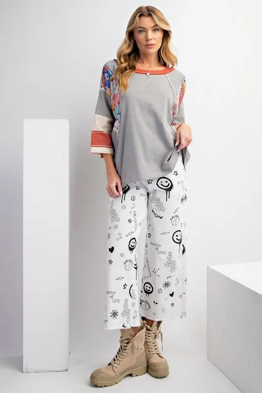 All I See Is You Tunic Top - Heather Grey