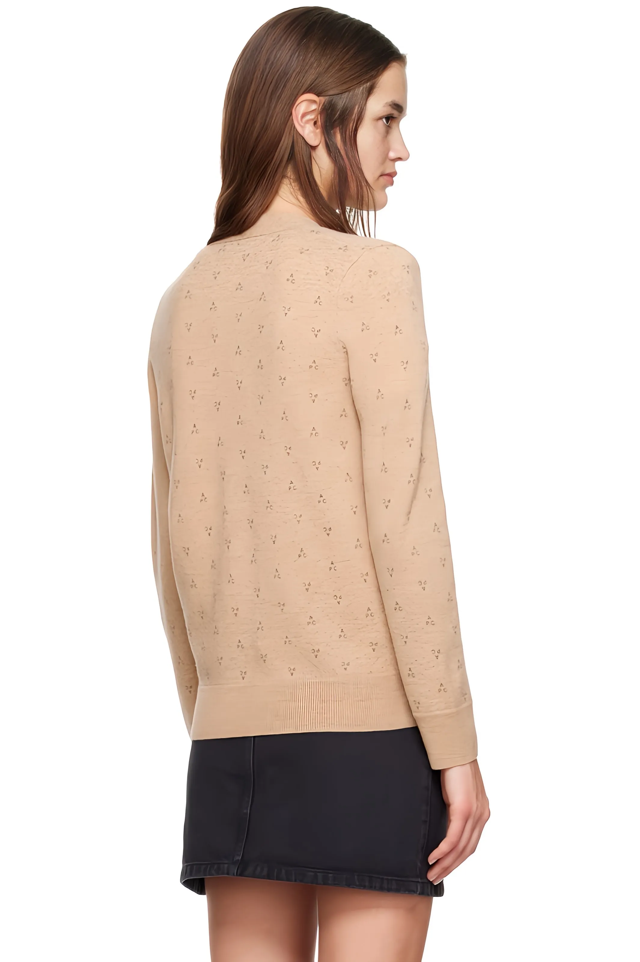 A.P.C.  |Casual Style Wool Rib Long Sleeves Plain Elegant Style