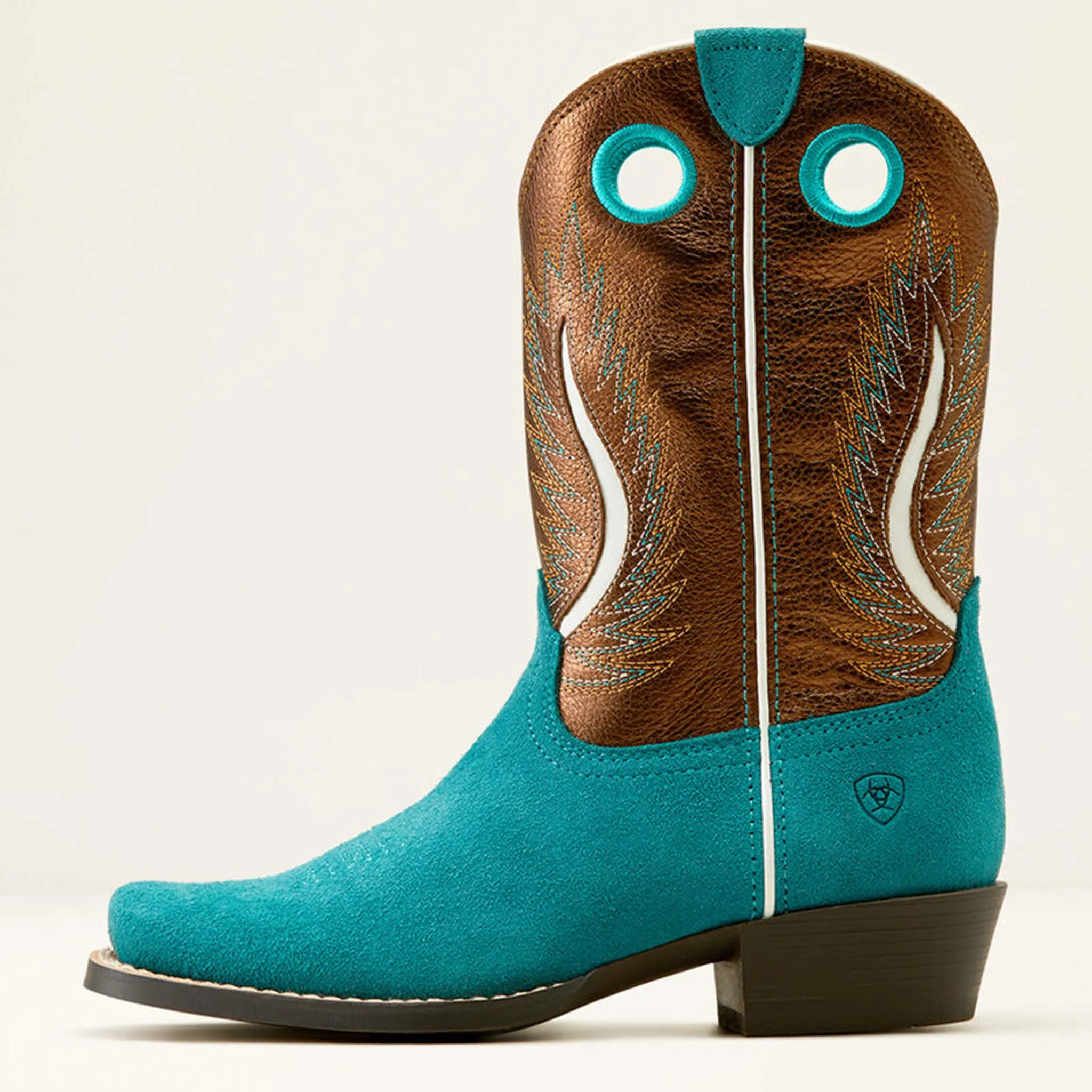 Ariat Kid's Futurity Fort Worth Teal and Gold