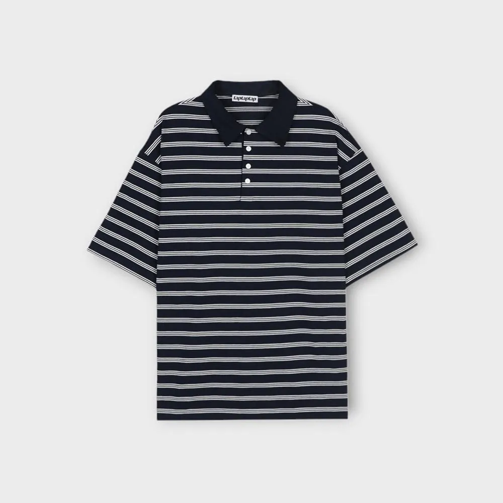 ASCLO  |Pullovers Stripes Unisex Street Style Cotton Short Sleeves