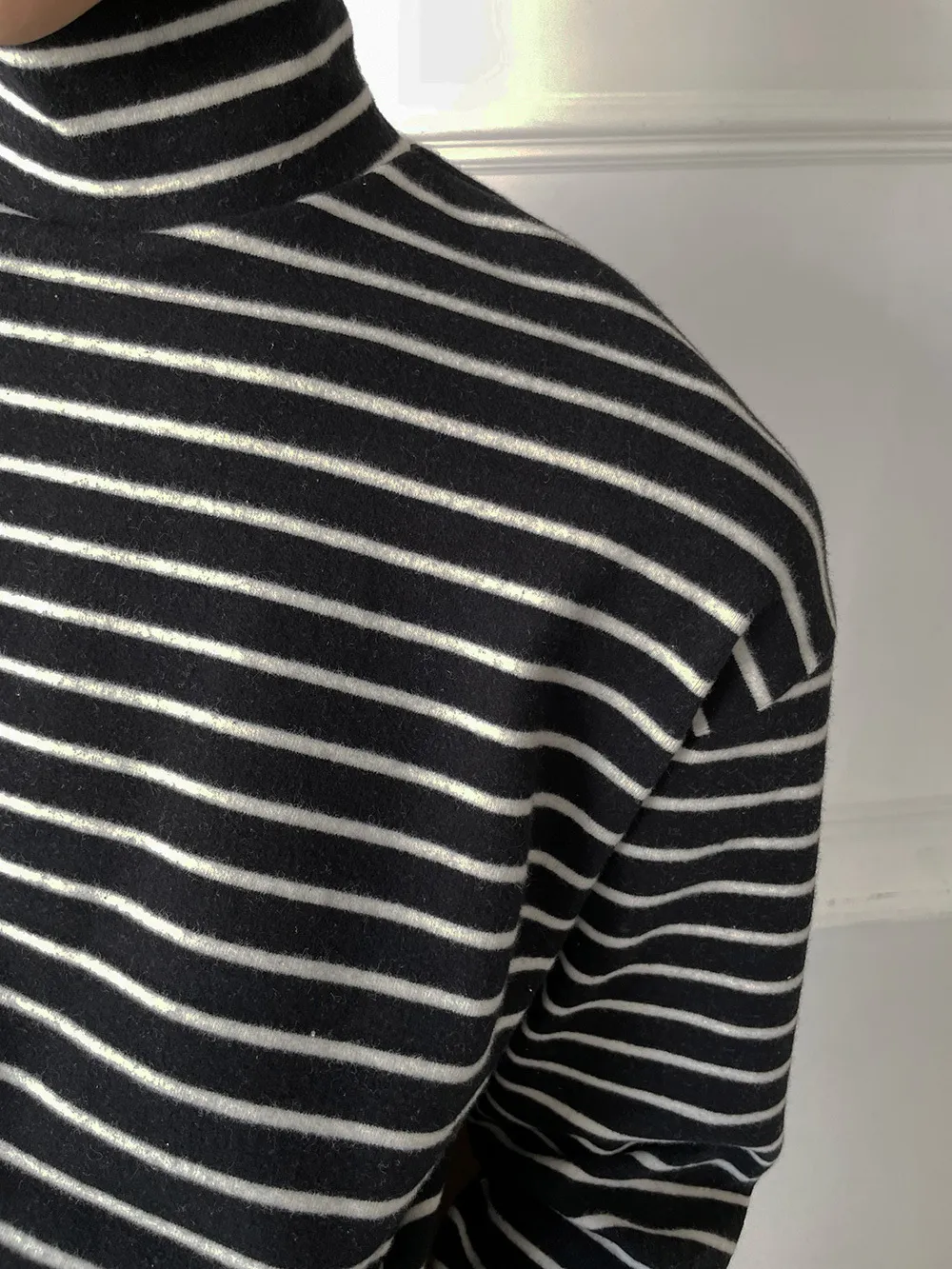 ASCLO  |Pullovers Stripes Unisex Street Style Long Sleeves Cotton