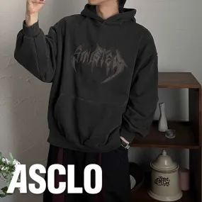 ASCLO  |Pullovers Unisex Sweat Street Style Long Sleeves Cotton