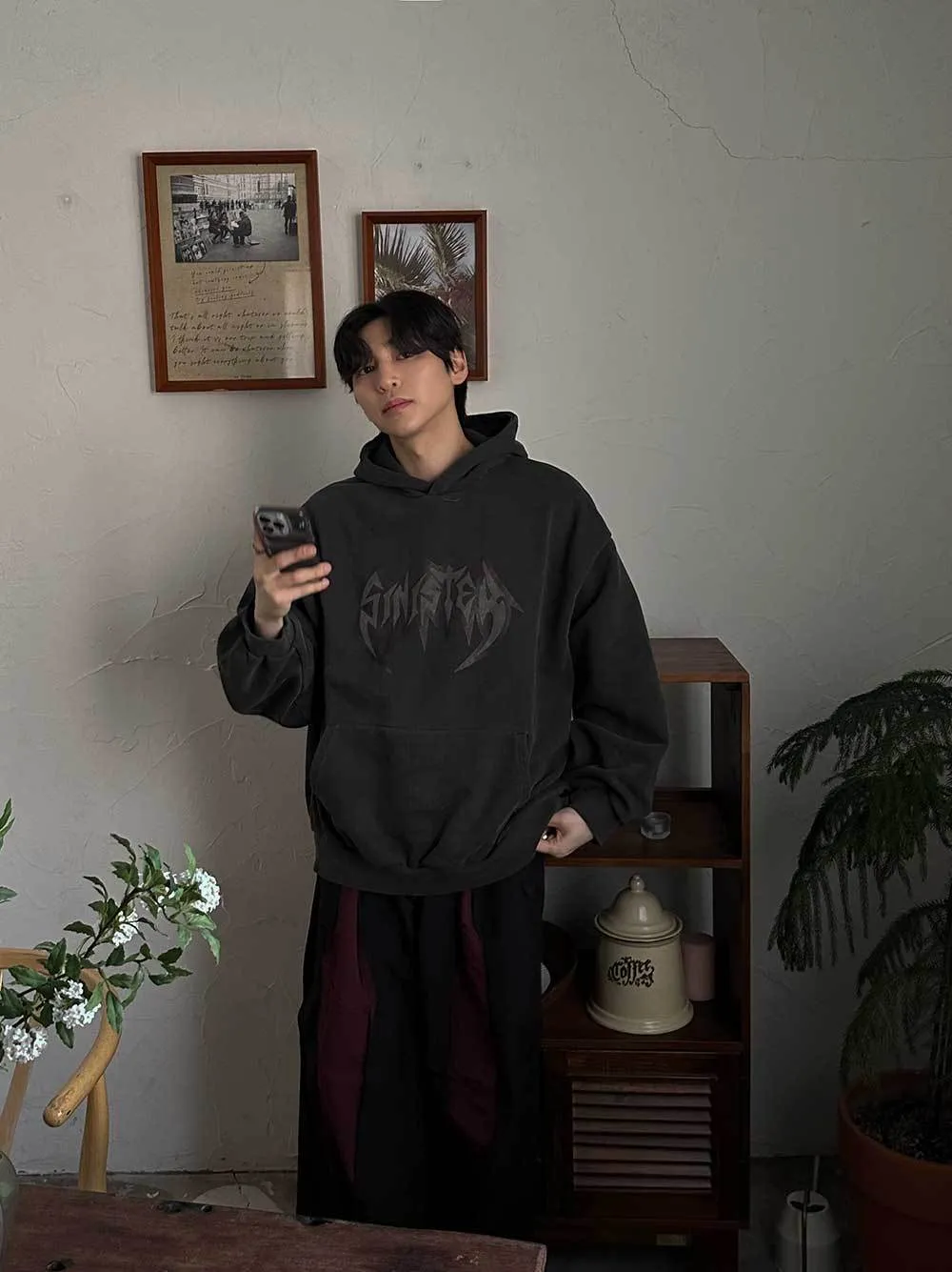 ASCLO  |Pullovers Unisex Sweat Street Style Long Sleeves Cotton