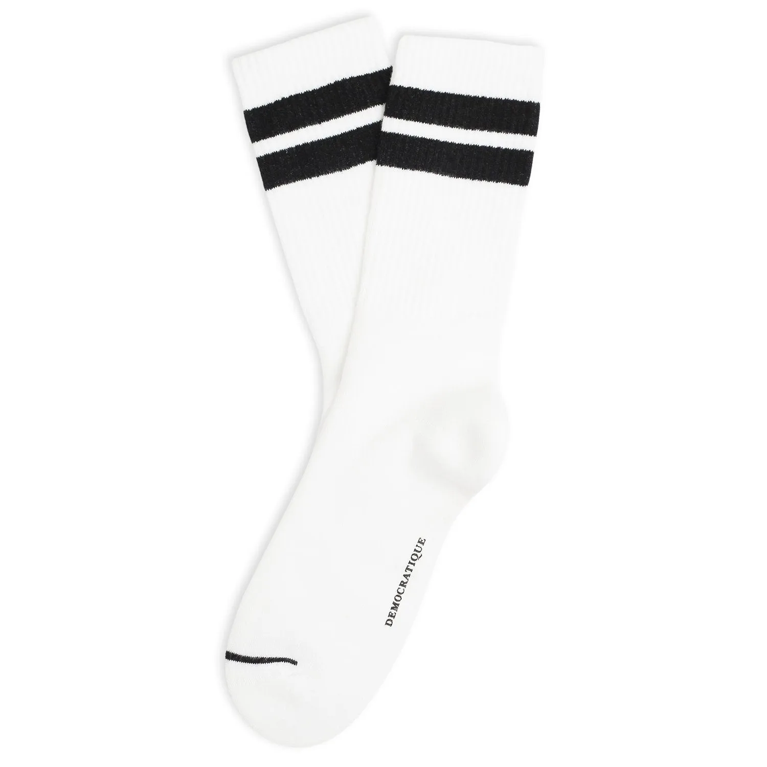 Athletique Classique Clean Stripes Organic Cotton Clear White / Black