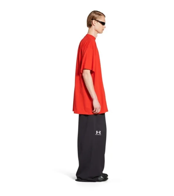 BALENCIAGA  |Crew Neck Pullovers Unisex Collaboration Plain Cotton