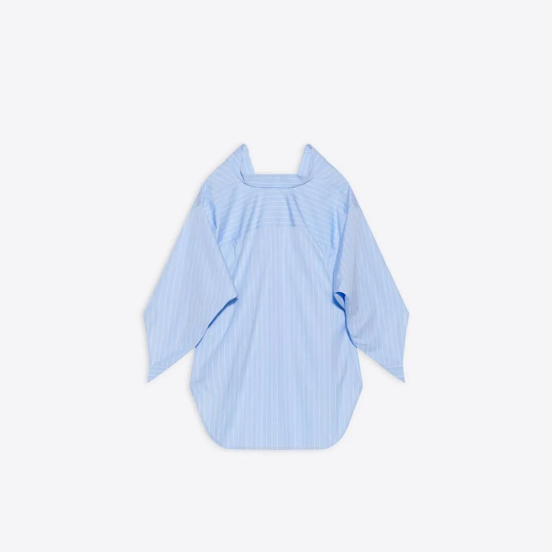 BALENCIAGA  |Women's swing twisted shirt in blue