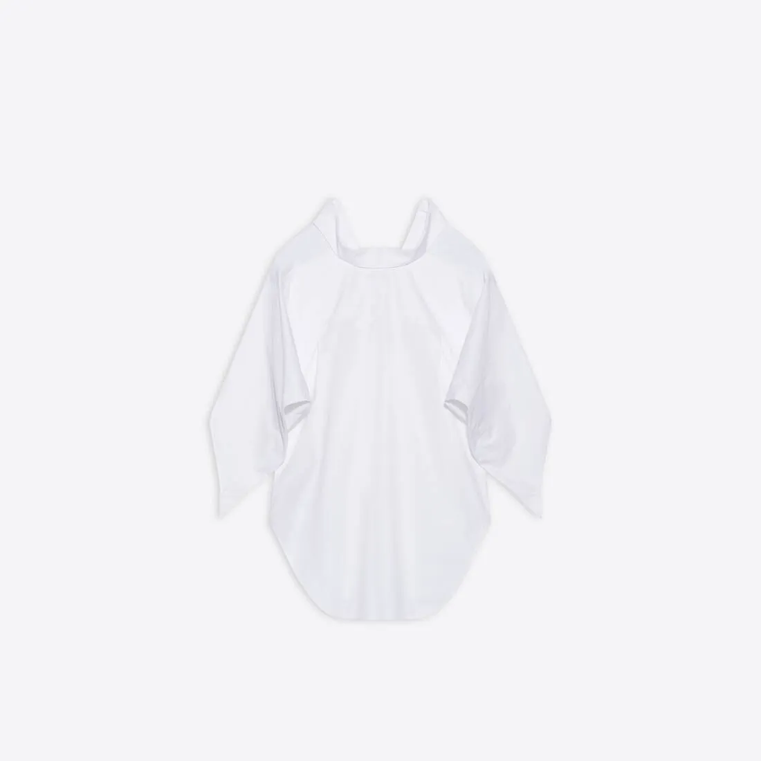 BALENCIAGA  |Women's swing twisted shirt in blue