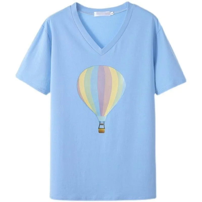 Balloon-Print T-Shirts For Women