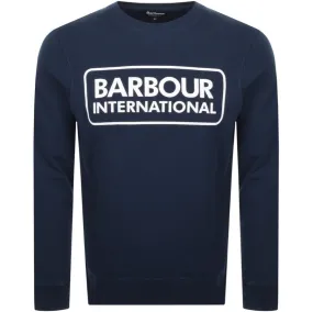 Barbour International Crew Neck Sweatshirt Navy