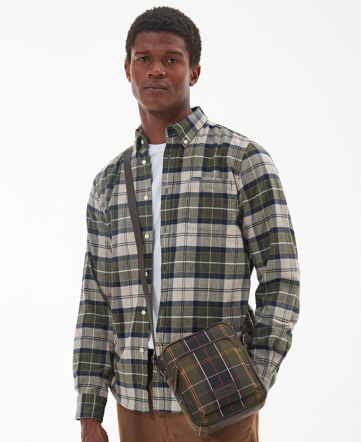 Barbour Sac bandoulière Tartan