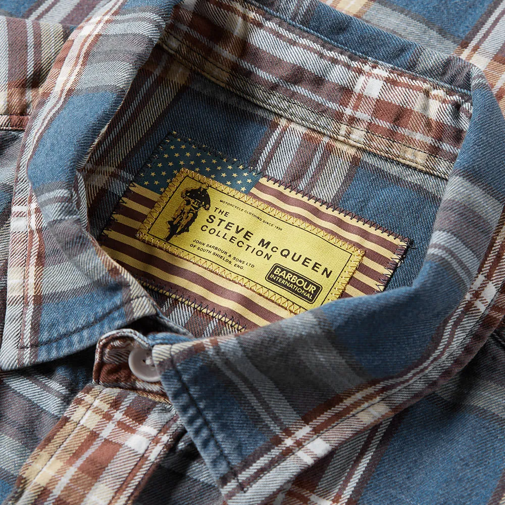 Barbour Steve McQueen Thompson ShirtIndigo