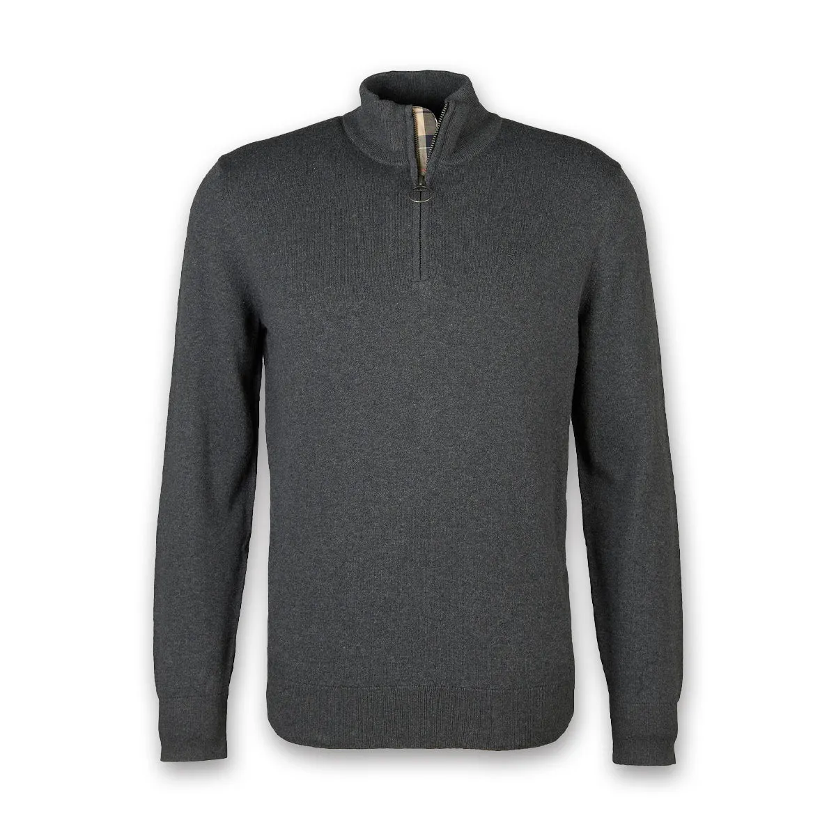 Barbour - Taines Half Zip Jumper in Charcoal