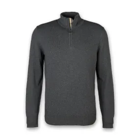 Barbour - Taines Half Zip Jumper in Charcoal