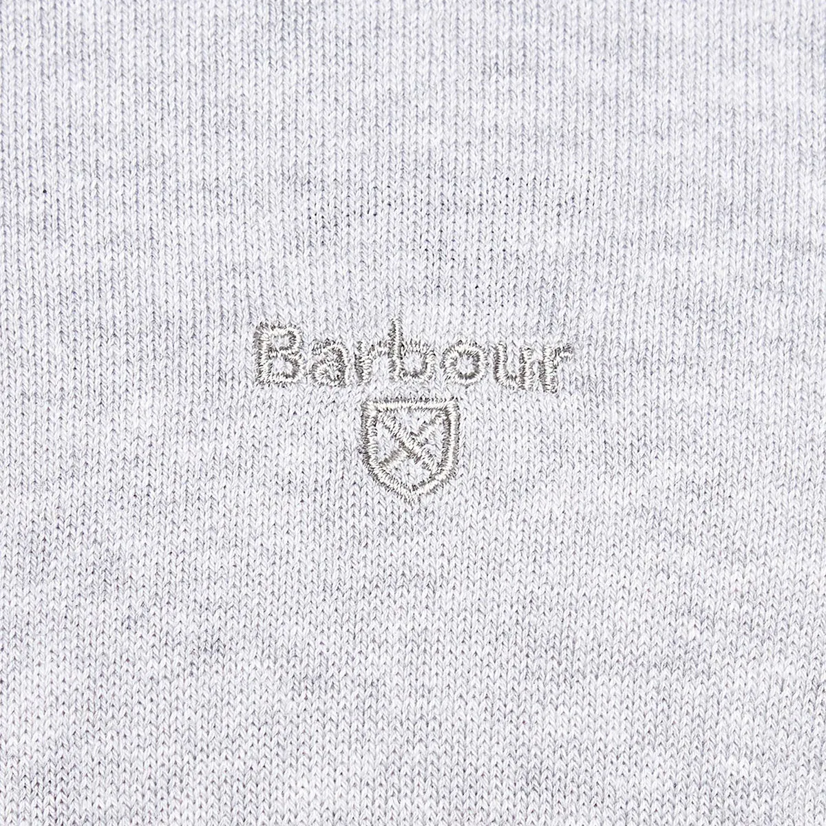 Barbour - Taines Half Zip Jumper in Grey Marl