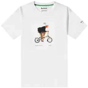 Barbour x Brompton Slowboy Go T-ShirtWhite