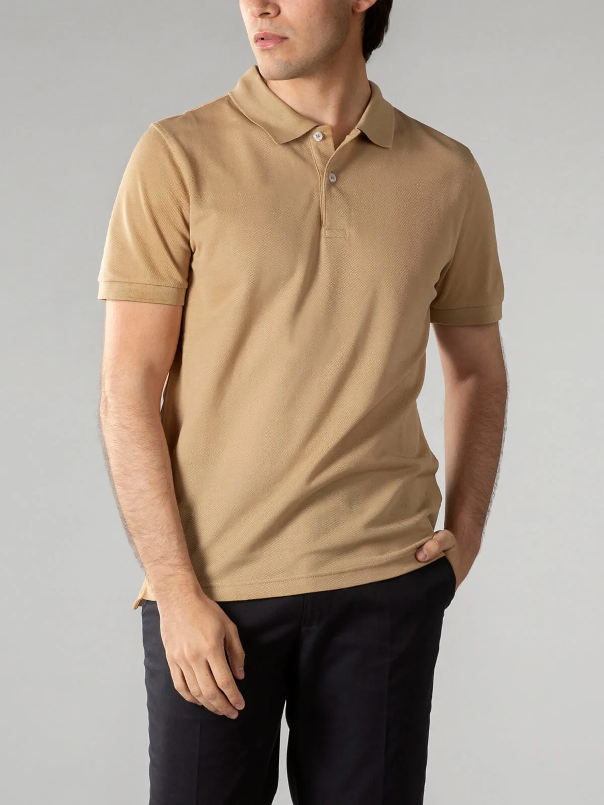 Beige Polo Shirt