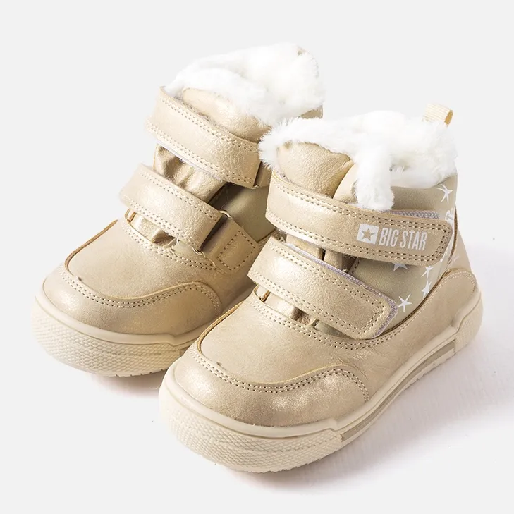 Big Star KK374189 children's snow boots beige