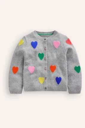 Boden Grey Joyful Cardigan