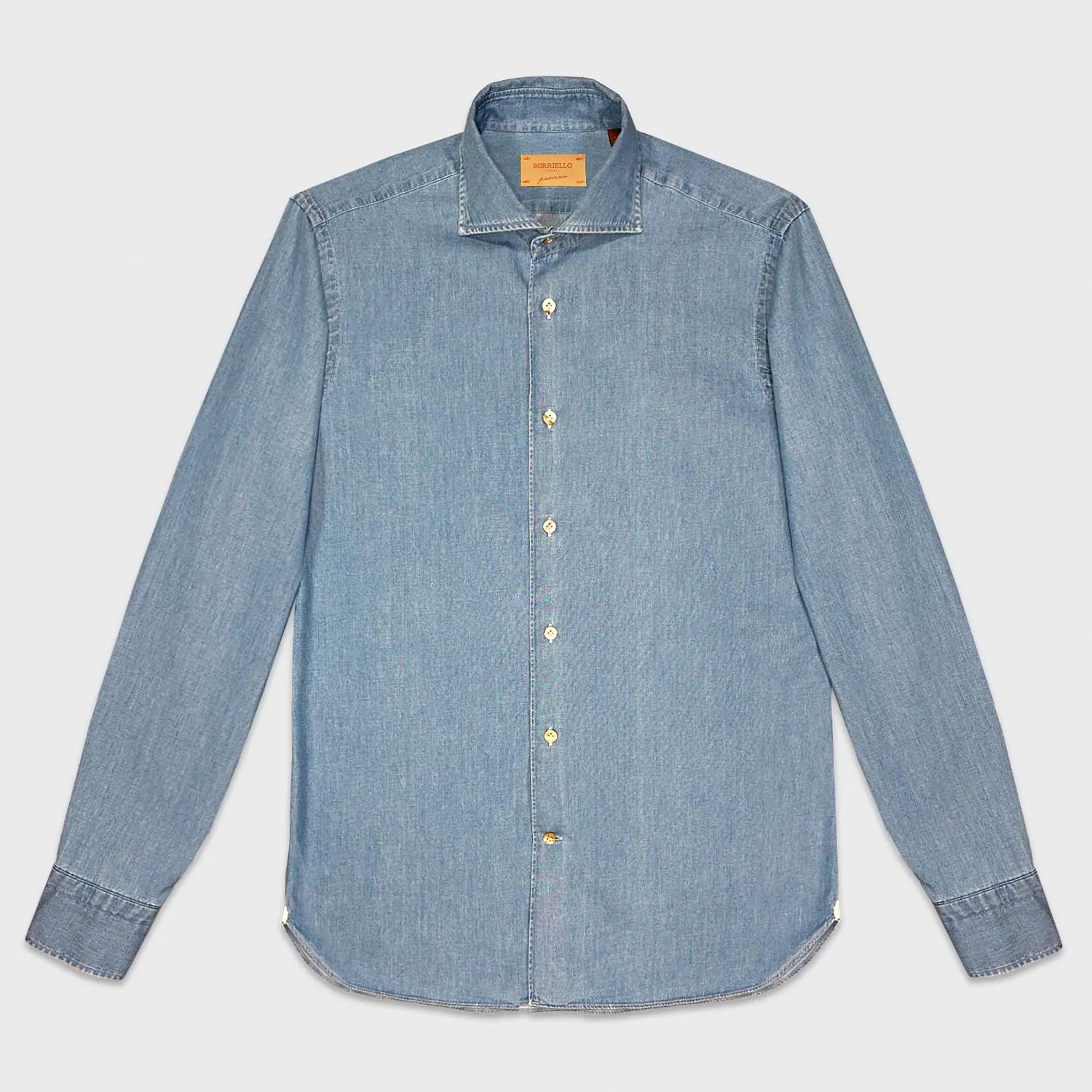 Borriello Light Blue Classic Denim Shirt