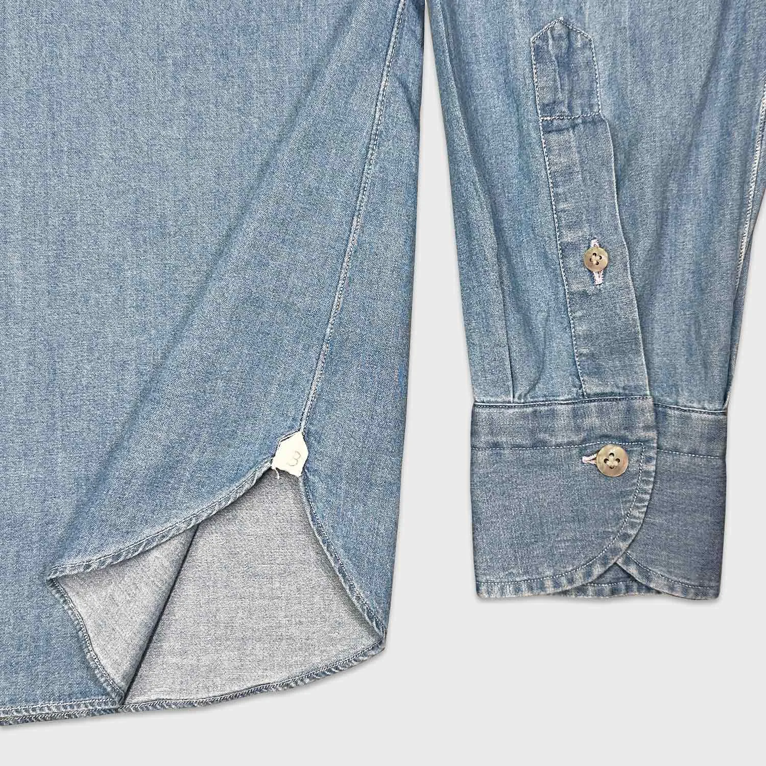 Borriello Light Blue Classic Denim Shirt