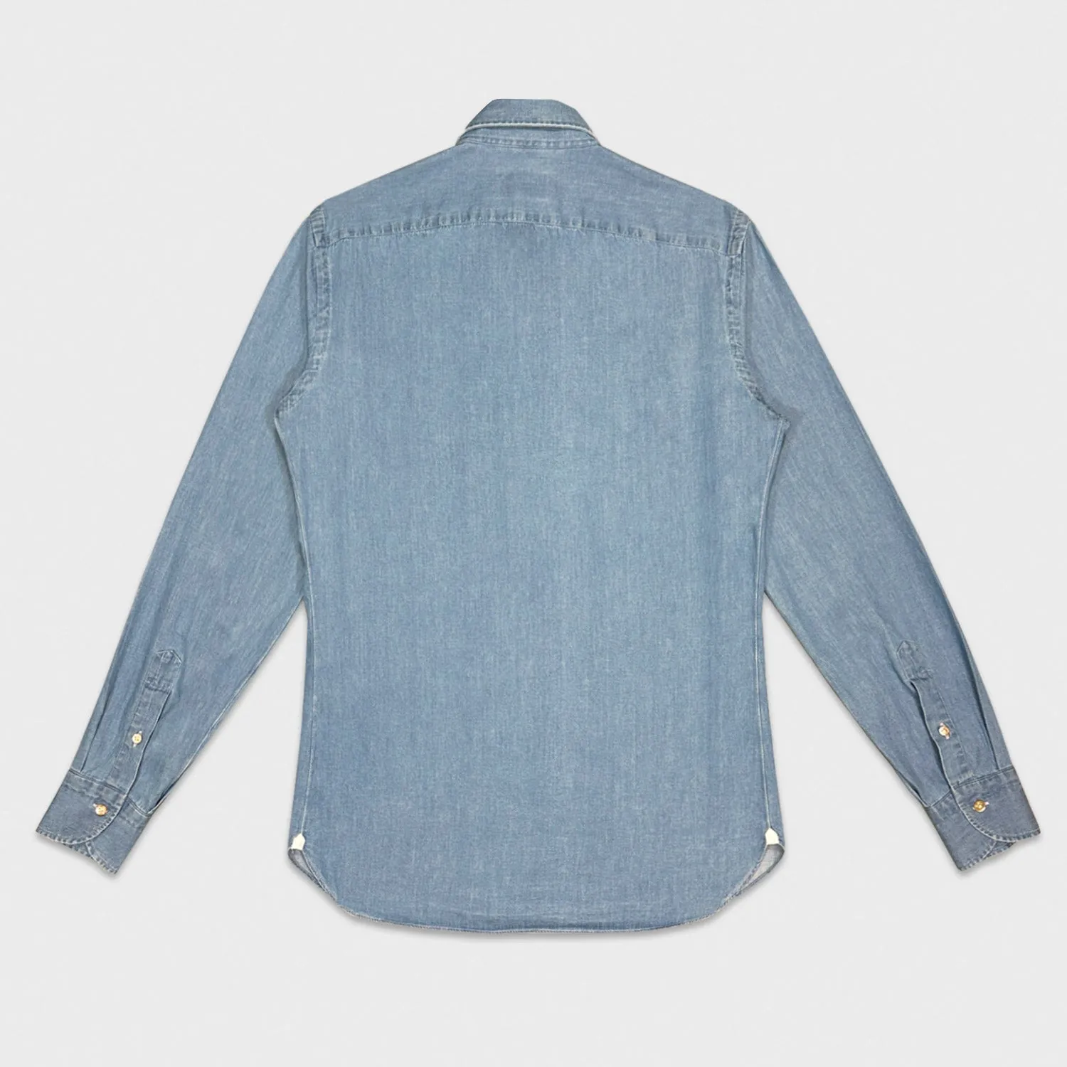 Borriello Light Blue Classic Denim Shirt