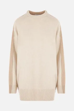 BOTTEGA VENETA  |Crew Neck Casual Style Unisex Wool Street Style Bi-color