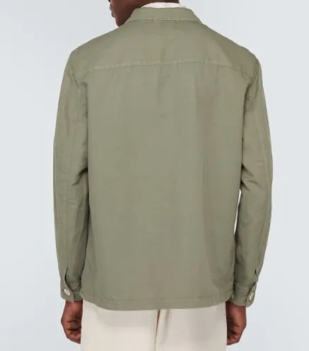 BRUNELLO CUCINELLI  |Linen Long Sleeves Cotton Shirts