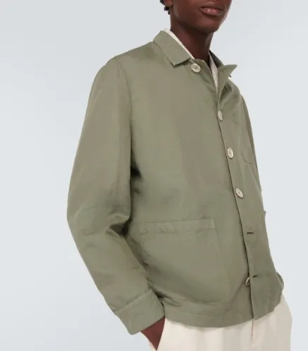 BRUNELLO CUCINELLI  |Linen Long Sleeves Cotton Shirts