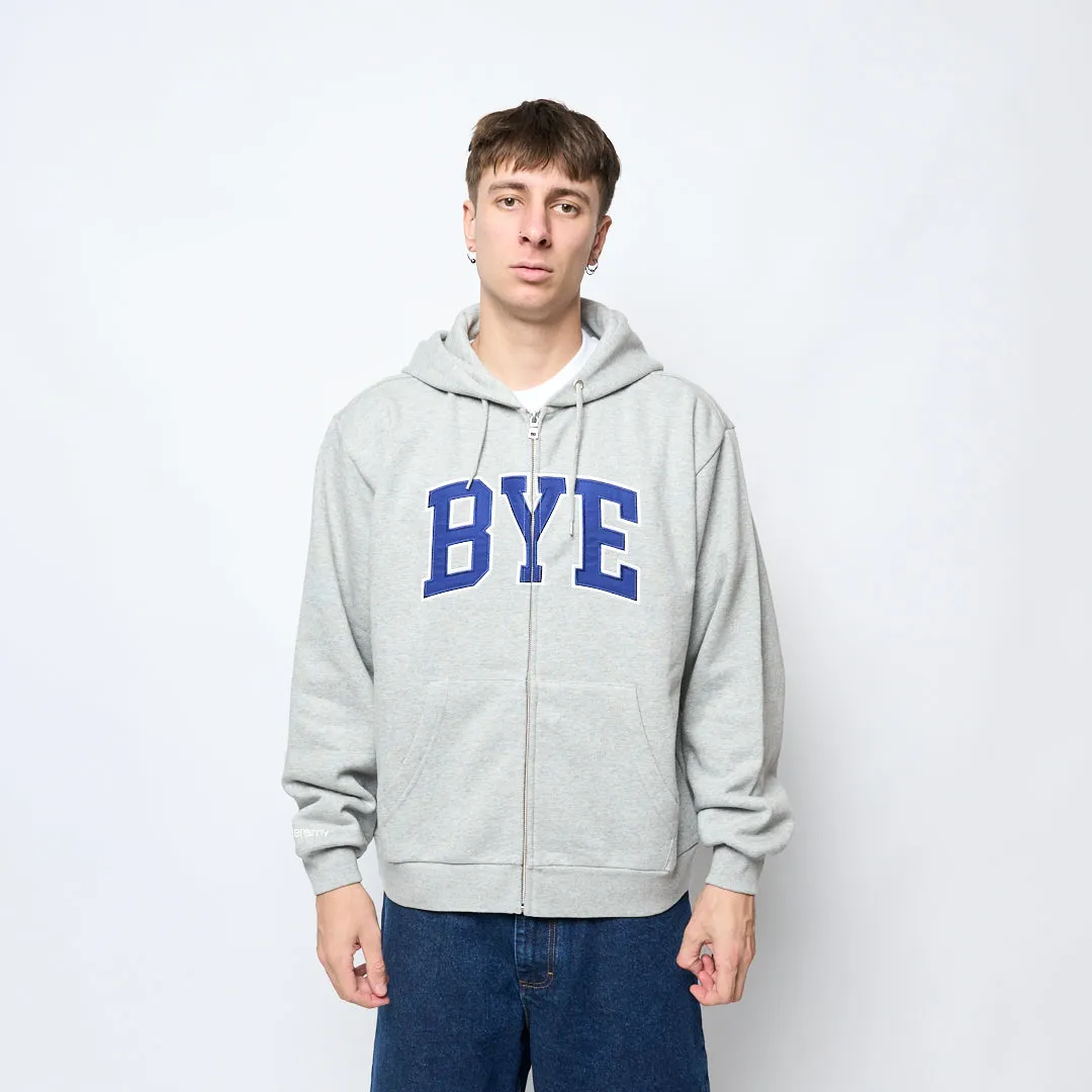 Bye Jeremy - Bye Zip Hoodie (Heather Grey)