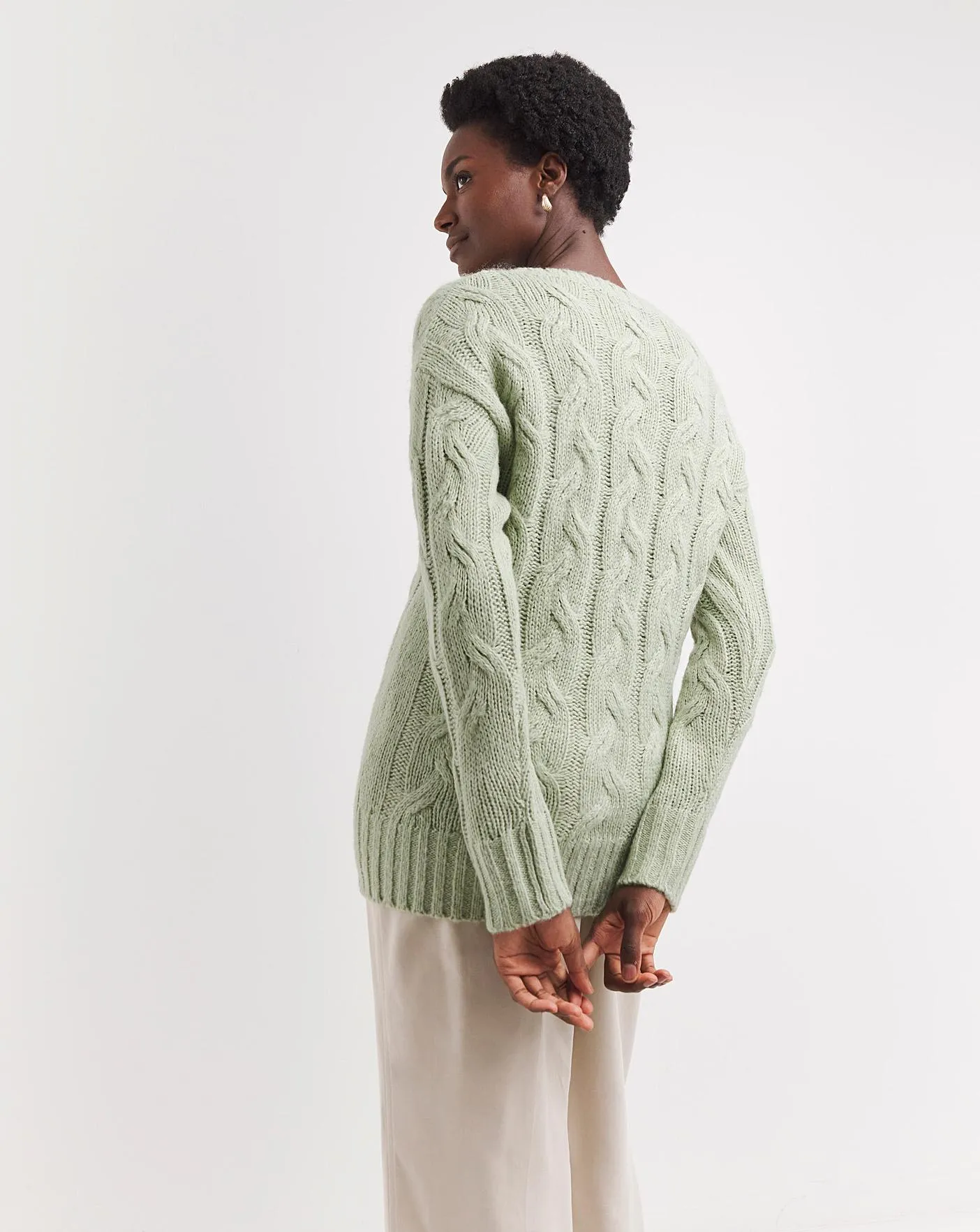 Cable Cardigan