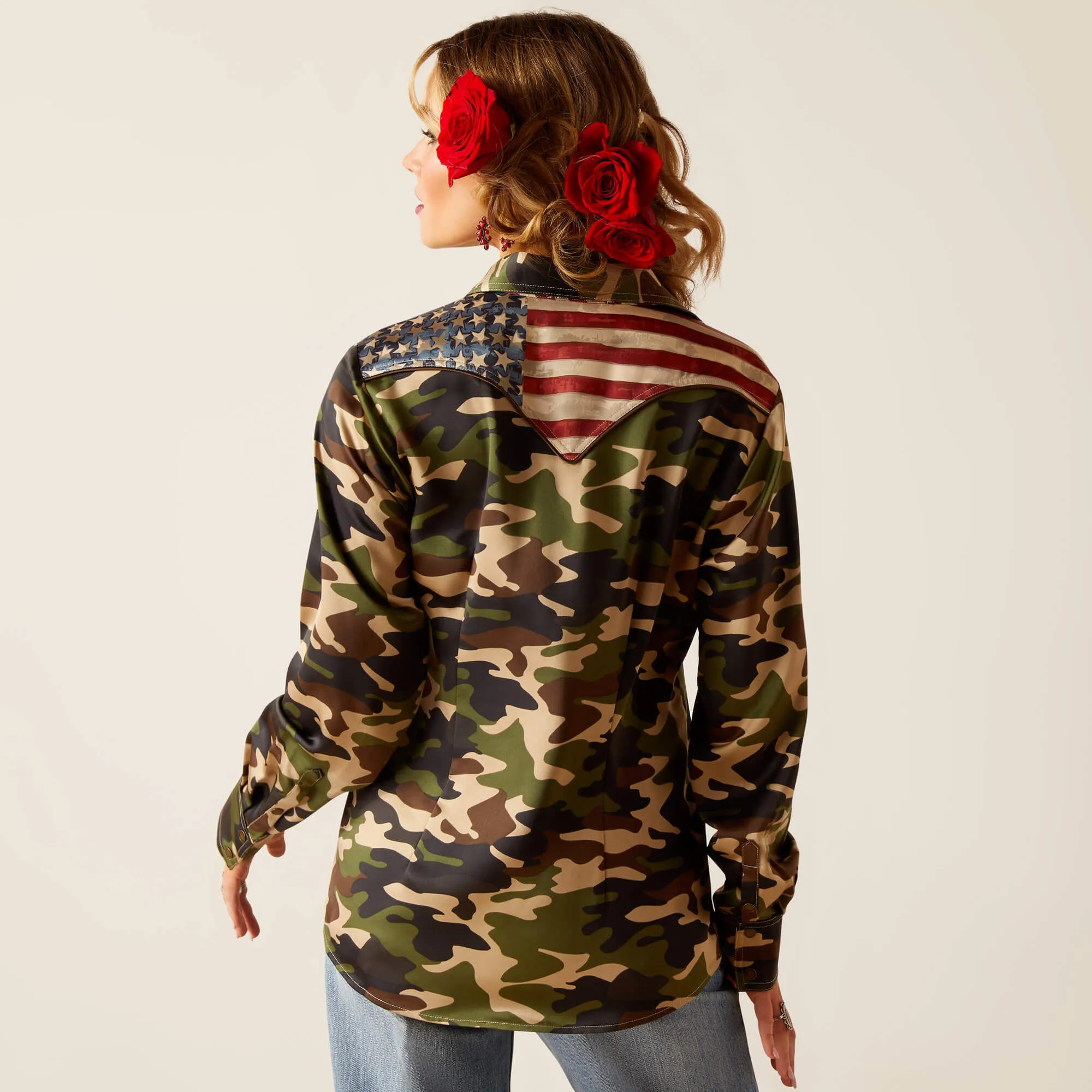 Camo Pride Rodeo Quincy Shirt