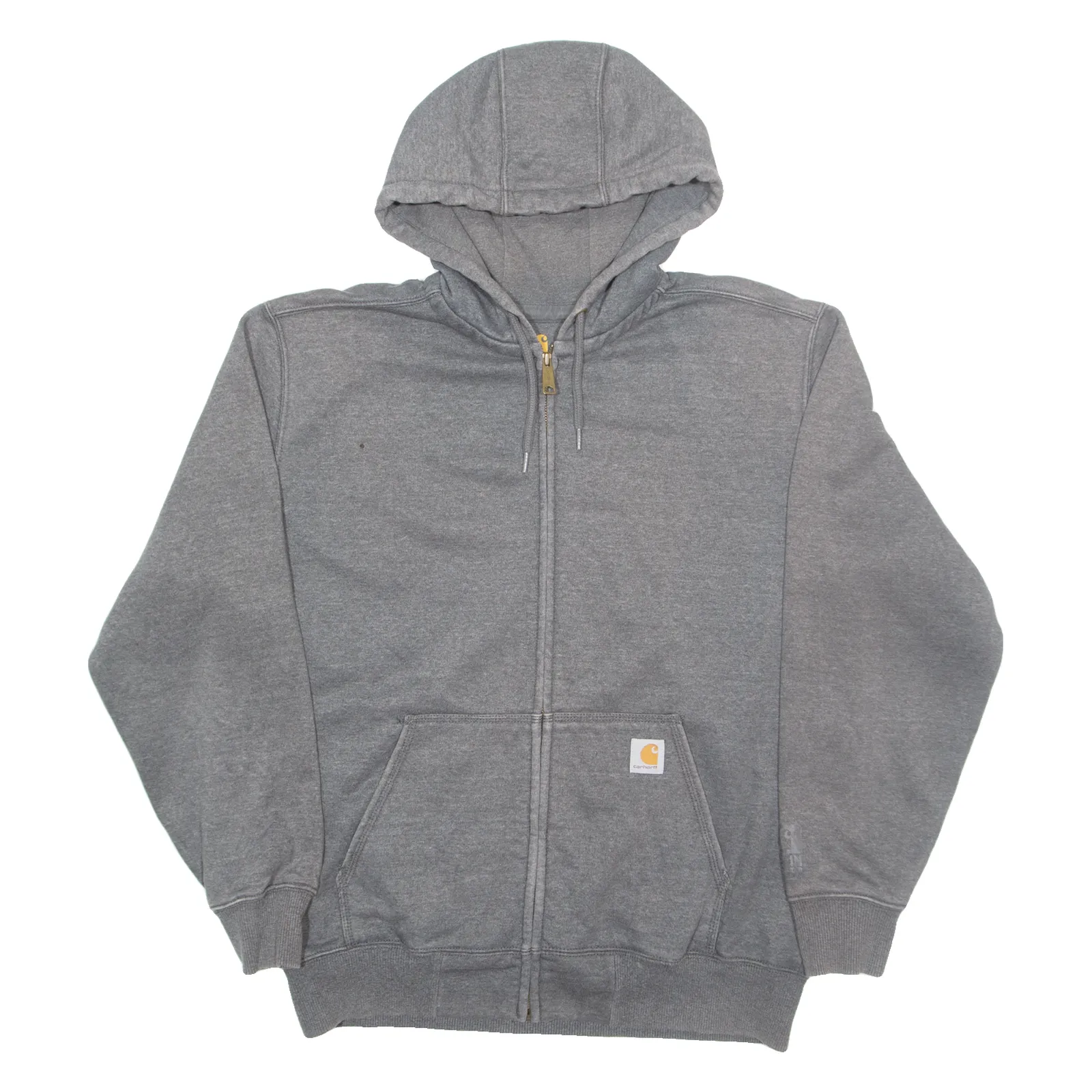 CARHARTT Mens Grey Hoodie Full Zip L