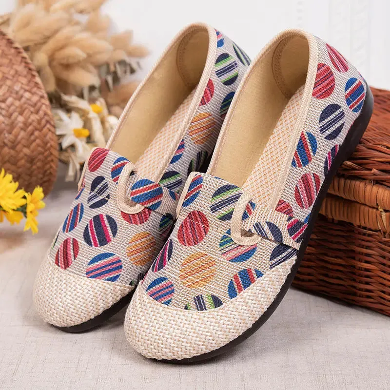 Comfortable slip-on flat shoes pointed toe