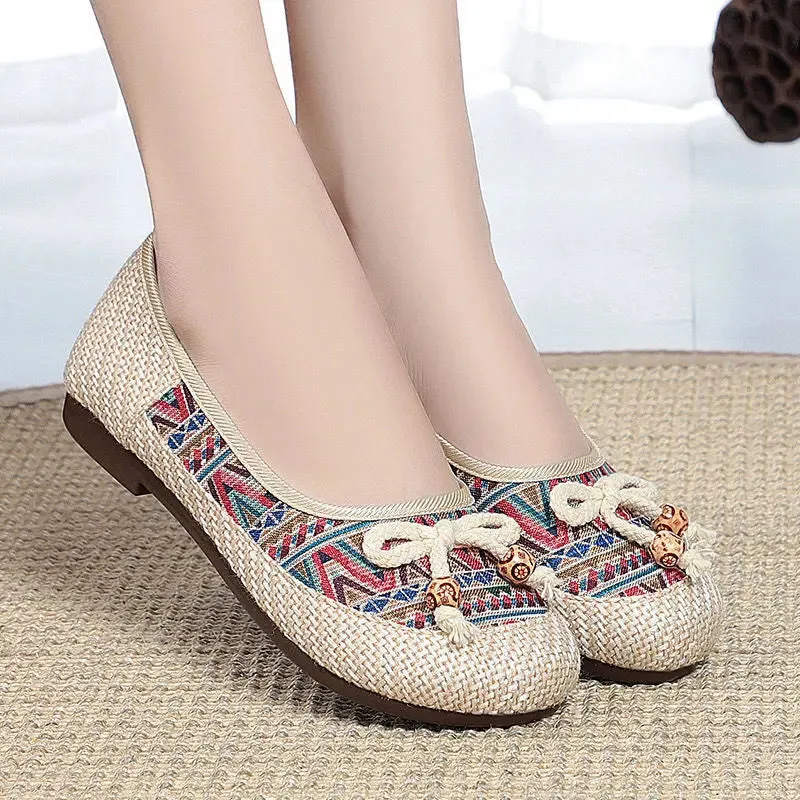 Comfortable slip-on flat shoes pointed toe