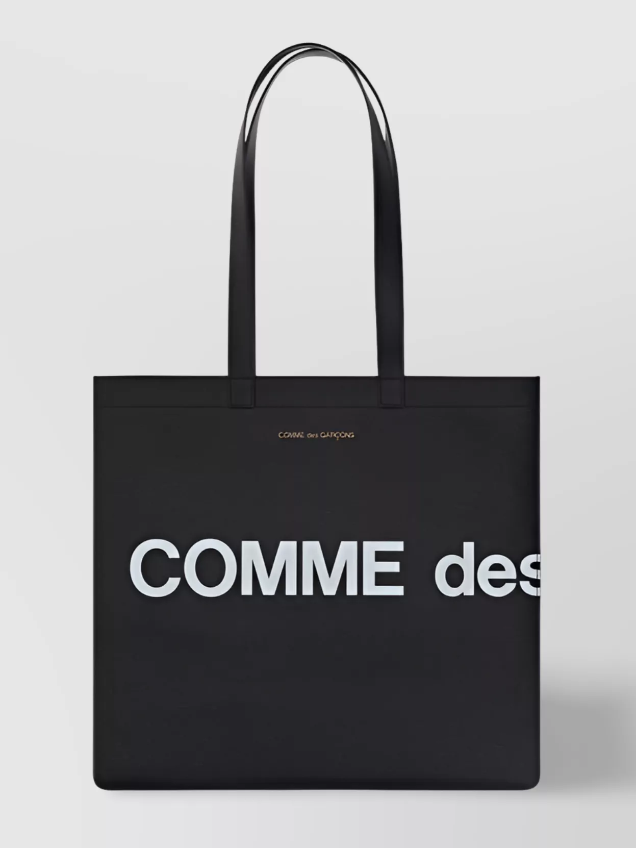 Comme des Garçons   Leather shoulder tote bag handles