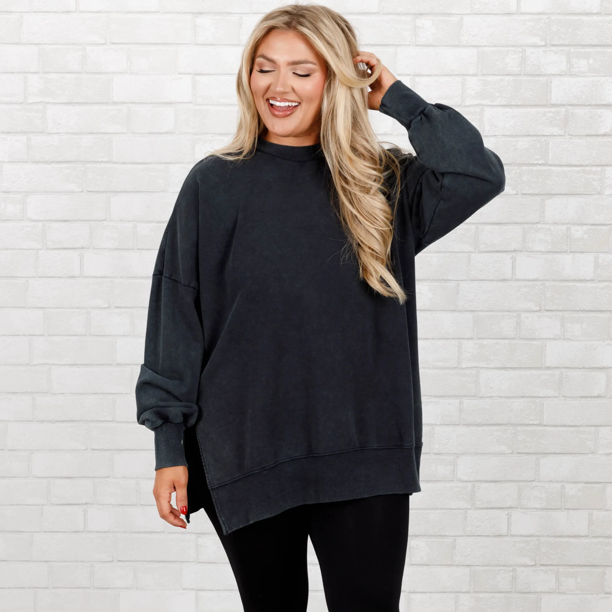 Cozy Pullover, Black