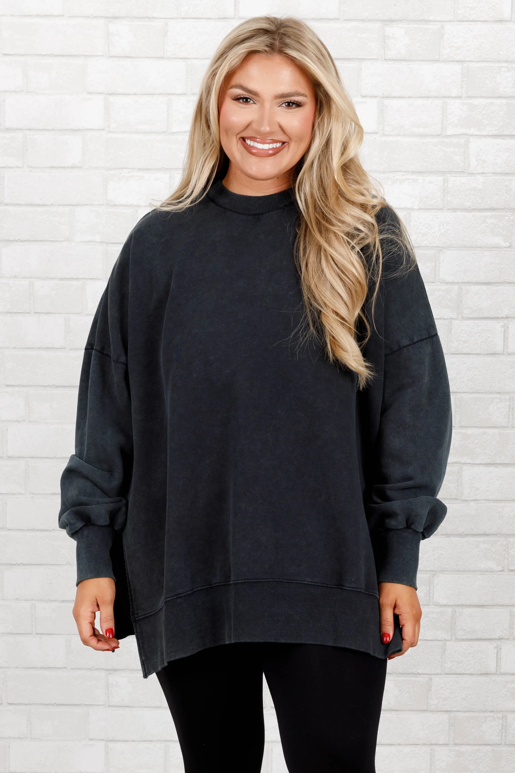 Cozy Pullover, Black