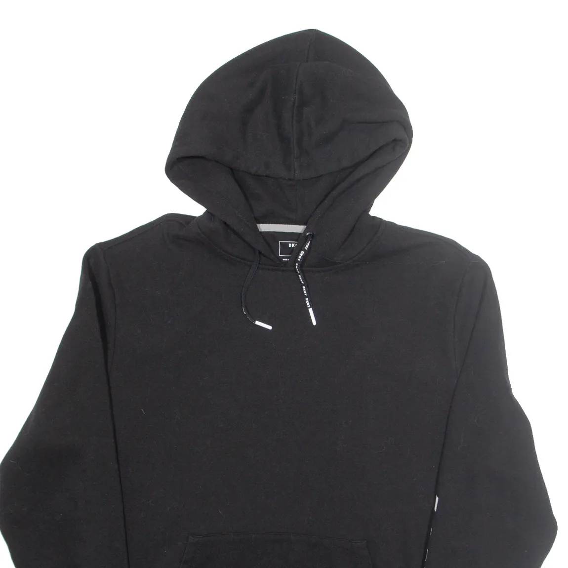 DKNY Mens Black Hoodie L